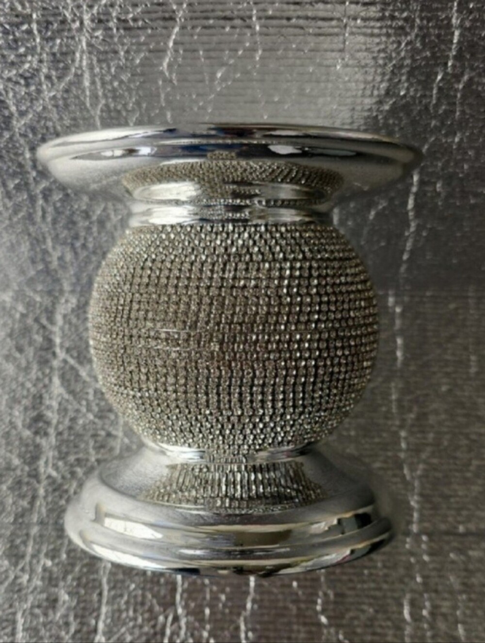 Bath & Body Works Bling Applique Pedestal 3-Wick Candle Holder - Picture 2 of 5
